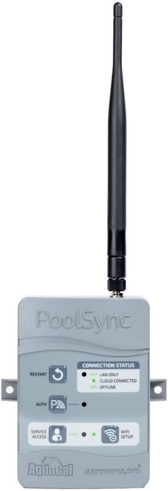 Autopilot PoolSync WiFi Controller PS0001 with smartphone app interface for remote pool management