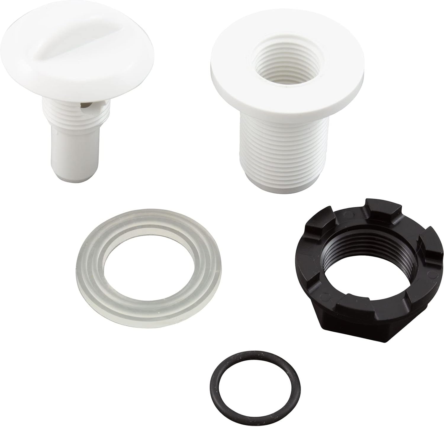 HydroAir Balboa Water Group 1/2in. Air Control Assembly White - 10-2200WHT for spa jet airflow adjustment.