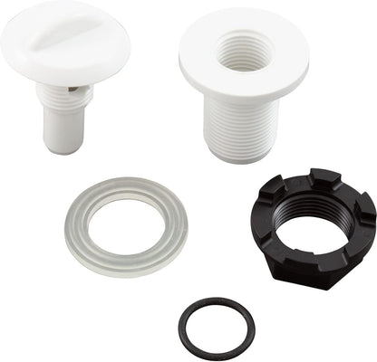 HydroAir Balboa Water Group 1/2in. Air Control Assembly White - 10-2200WHT for spa jet airflow adjustment.