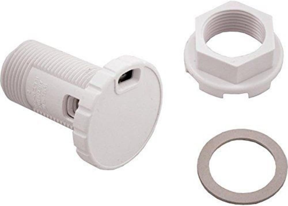 HydroAir Balboa Water Group Air Control Valve in white for adjustable spa jet airflow.