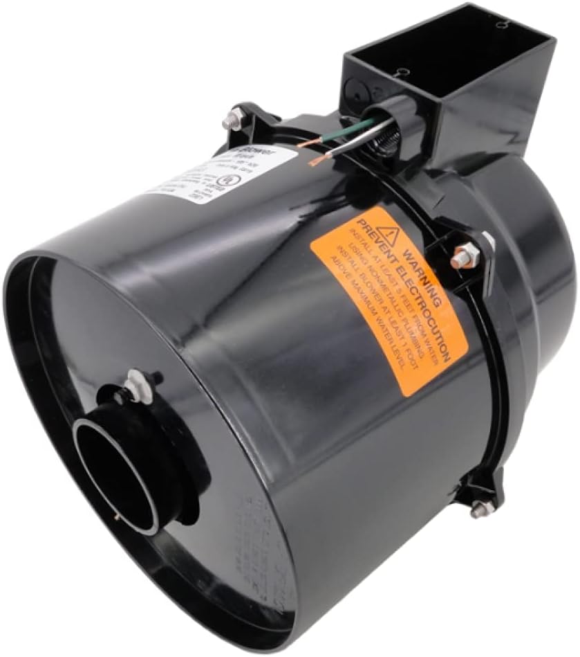 Air Supply 1.5HP 120V 7.3A Silencer Air Blower with Advanced Soundproofing