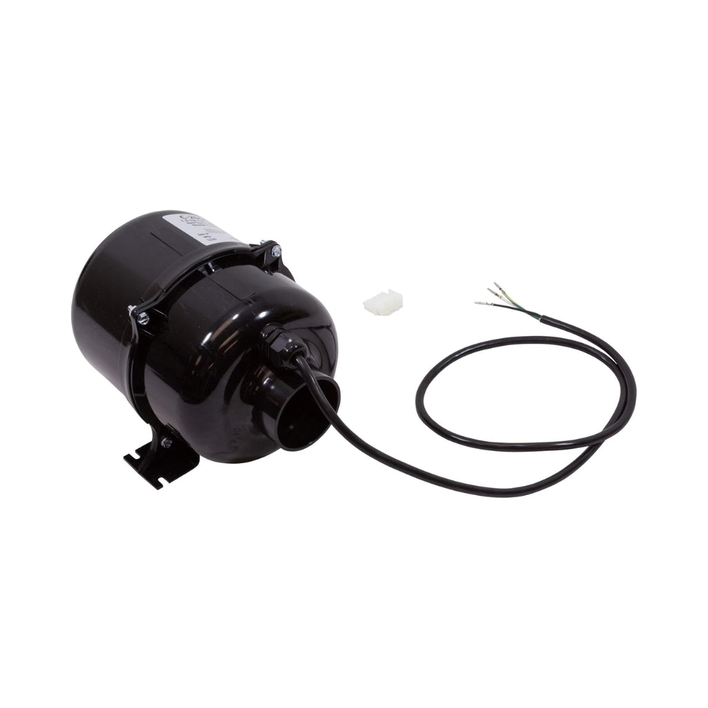 Air Supply Comet 2000 1.0hp spa blower with 4ft AMP cable, energy-efficient and durable design for outdoor use