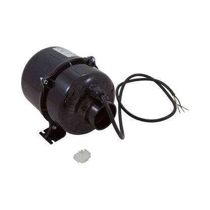 Air Supply Comet 2000 1.5hp spa blower with durable 4ft AMP cable, energy-efficient design for outdoor pools and spas.