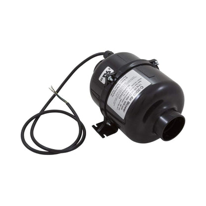 Air Supply Comet 2000 1.5hp spa blower with durable 4ft AMP cable, energy-efficient design for outdoor pools and spas.