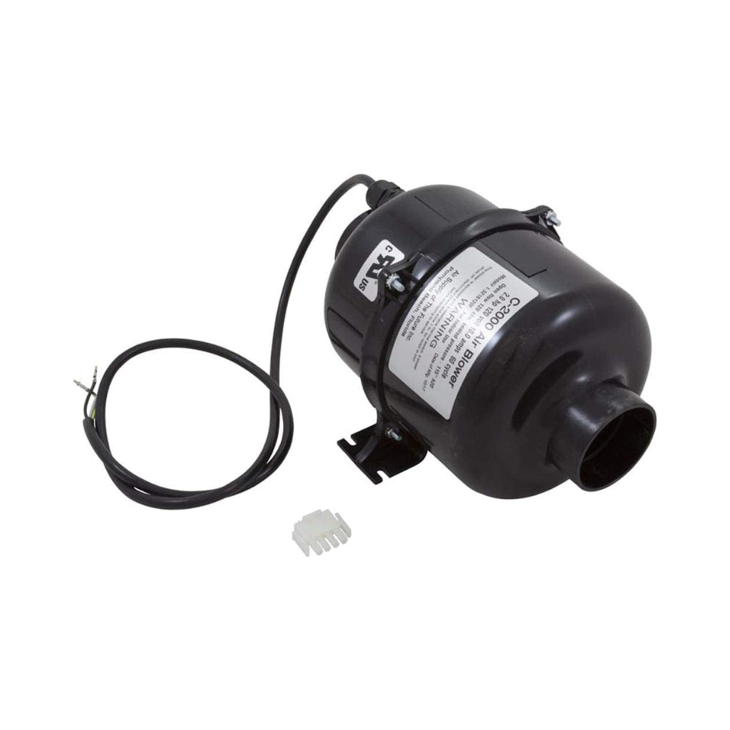 Air Supply Comet 2000 2.0HP spa blower with weatherproof durable design and AMP cable