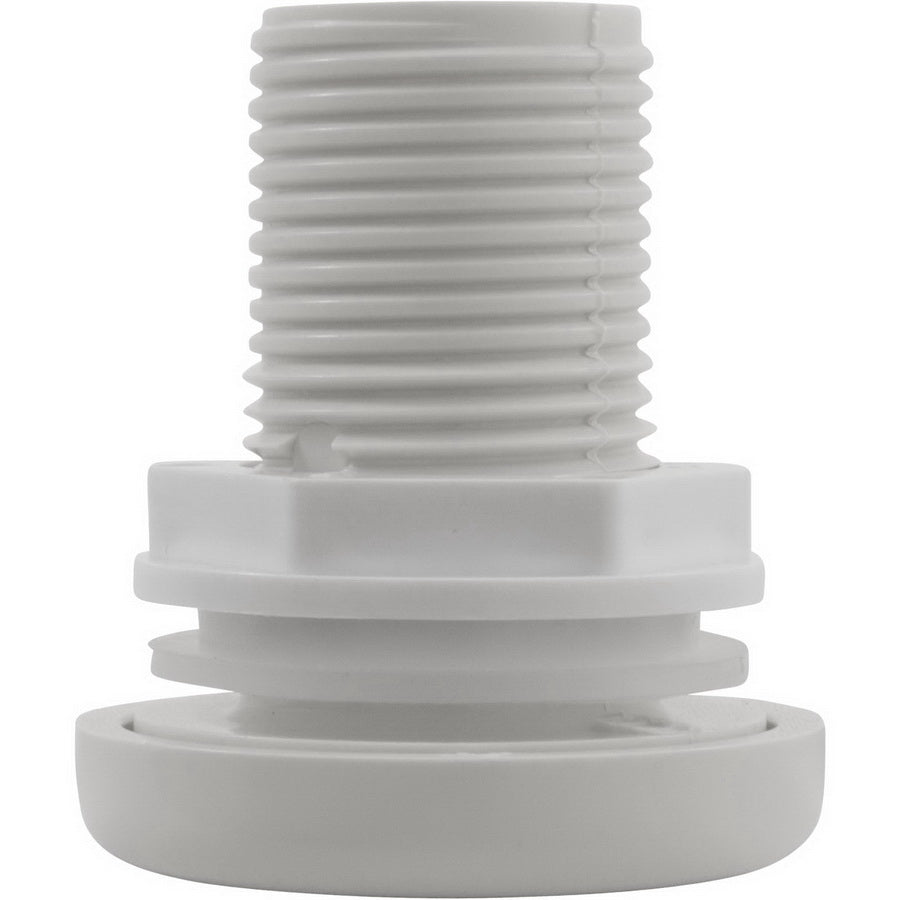 Balboa 1/2" Top Draw Snap Cap Air Control with smooth white finish, perfect for spas and whirlpool baths.