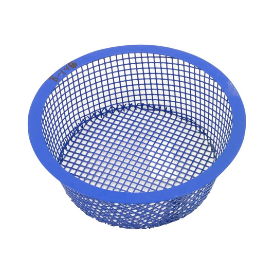 Blue Aladdin B-146 skimmer basket for Pool Quip 1400-5, designed for efficient pool debris removal.