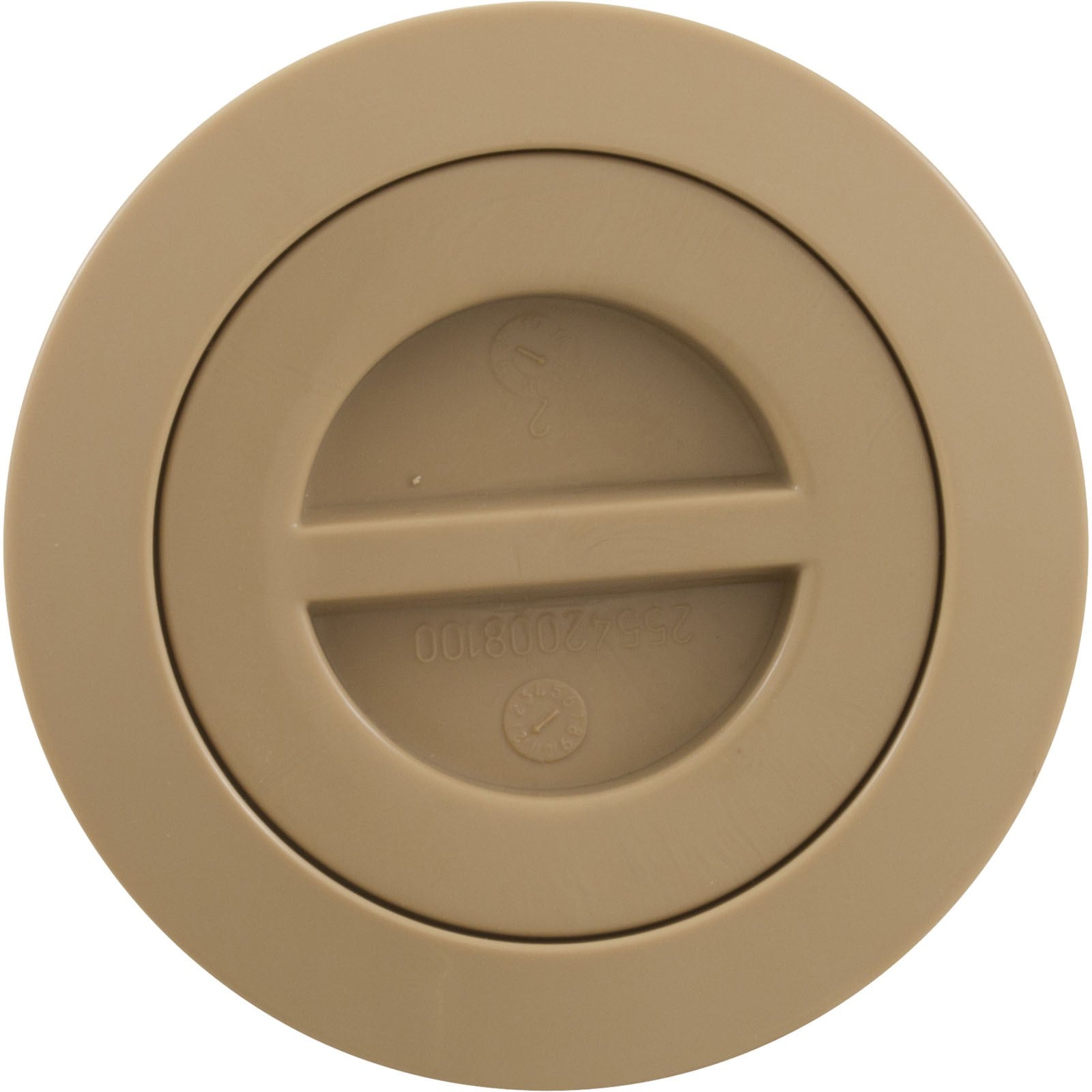 CMP Custom Molded Volleyball Flange & Flush Cap, Durable Tan for Clean Finish and Easy Installation on Courts