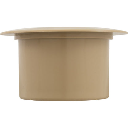 CMP Custom Molded Volleyball Flange & Flush Cap, Durable Tan for Clean Finish and Easy Installation on Courts