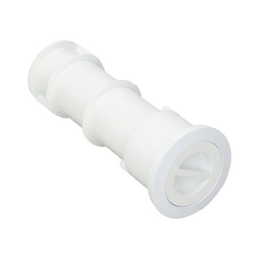 CMP Custom Molded Volleyball Pole Holder with Flush Plug, Durable White for Outdoor Courts, Secure Locking Mechanism