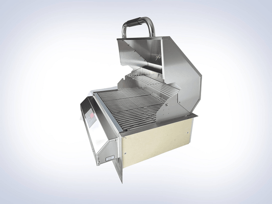 Electri-Chef Emerald 24-Inch Marine Built-In Electric Grill with Stainless Steel Construction, Ideal for Yacht Decks and Marine Vessels