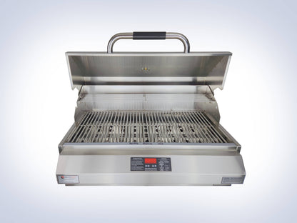 Electri-Chef Ruby 32-Inch Electric Grill with digital control and sleek design for patios