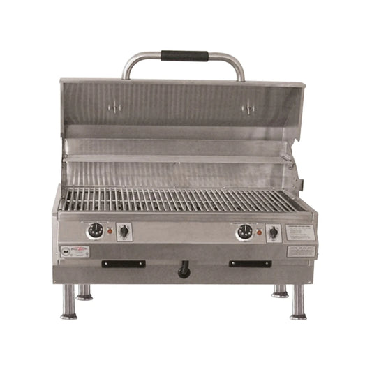 Electri-Chef Ruby 32" Tabletop Electric Grill with Dual Temperature Control & Stainless Steel Build