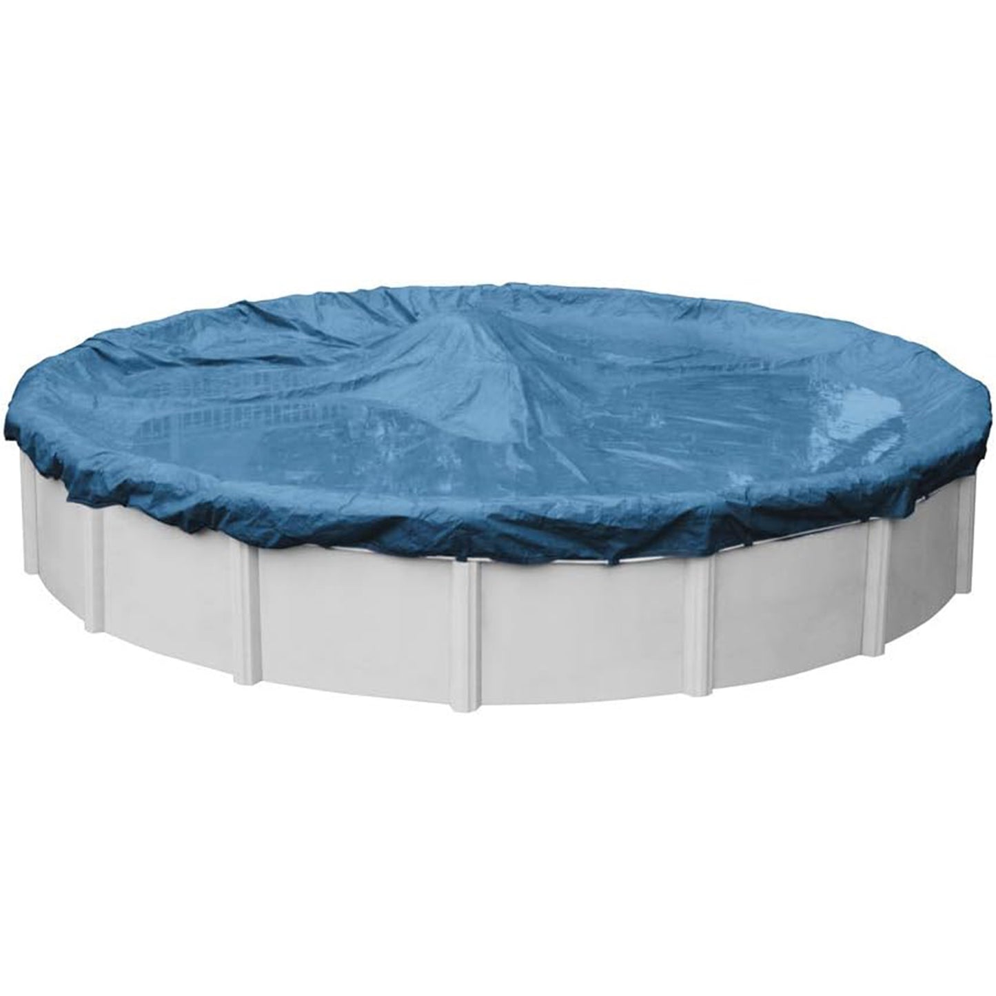 GLI 15-Foot Round Above Ground Estate Solid Winter Cover With 3-Foot Overlap | 45-0015RD-EST-3-BX