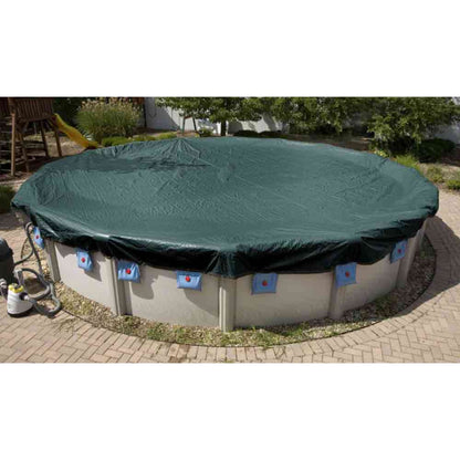 GLI 15 X 30-Feet Oval Above Ground Classic Swimming Pool Cover with 4-Feet Overlap | 45-1530OV-CLA-4-BX