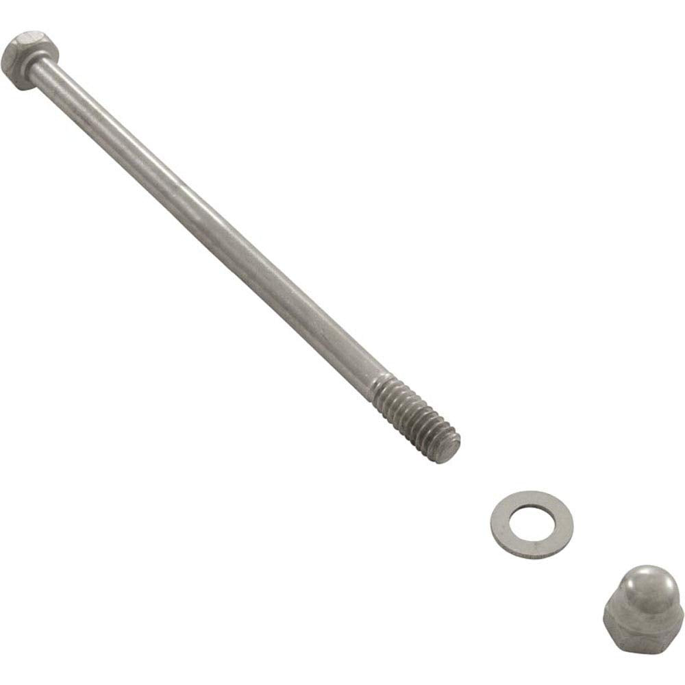 GLI Pool Products 4" stainless steel axle bolt and nut for pool cover reels.