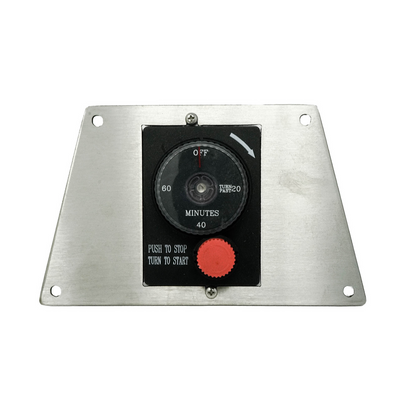 The Outdoor Plus, Gas Timer With E-Stop - Trapezoid Panel  | OPT-ESTOPTMTP