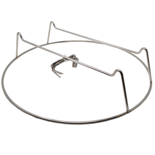 Gateway Drum Smoker Rib Hanger Kit for 30 Gallon BBQ Smokers - Includes 2 Bars & 6 Hooks