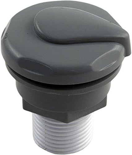 Gray CMP 0.5-Inch Mini Air Control Assembly for spa and hot tub airflow optimization.