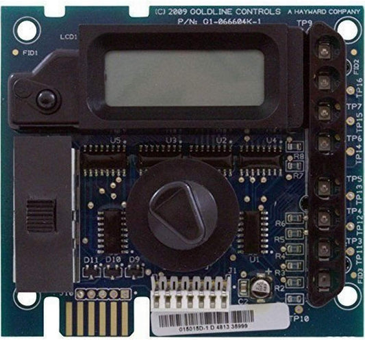 Hayward Aqua Rite PCB Display Black - GLX-PCB-DSP replacement board for salt chlorine generators.