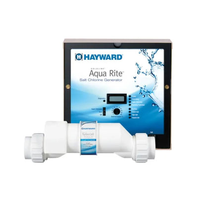 Hayward AquaRite Salt Chlorination System for in-ground pools up to 25,000 gallons.