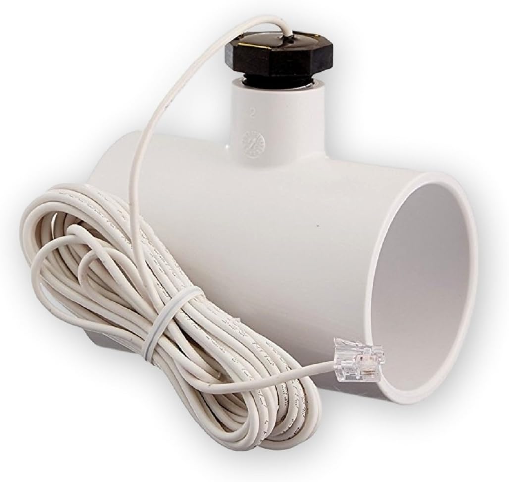 Hayward Flow Switch with 15ft cable for reliable pool water flow detection and efficient filtration.