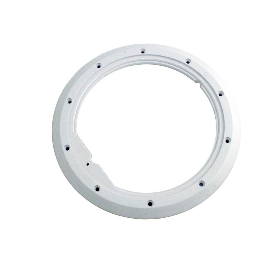 Hayward Niche Face Plate for underwater lights with a white ABS finish for vinyl and fiberglass pools.