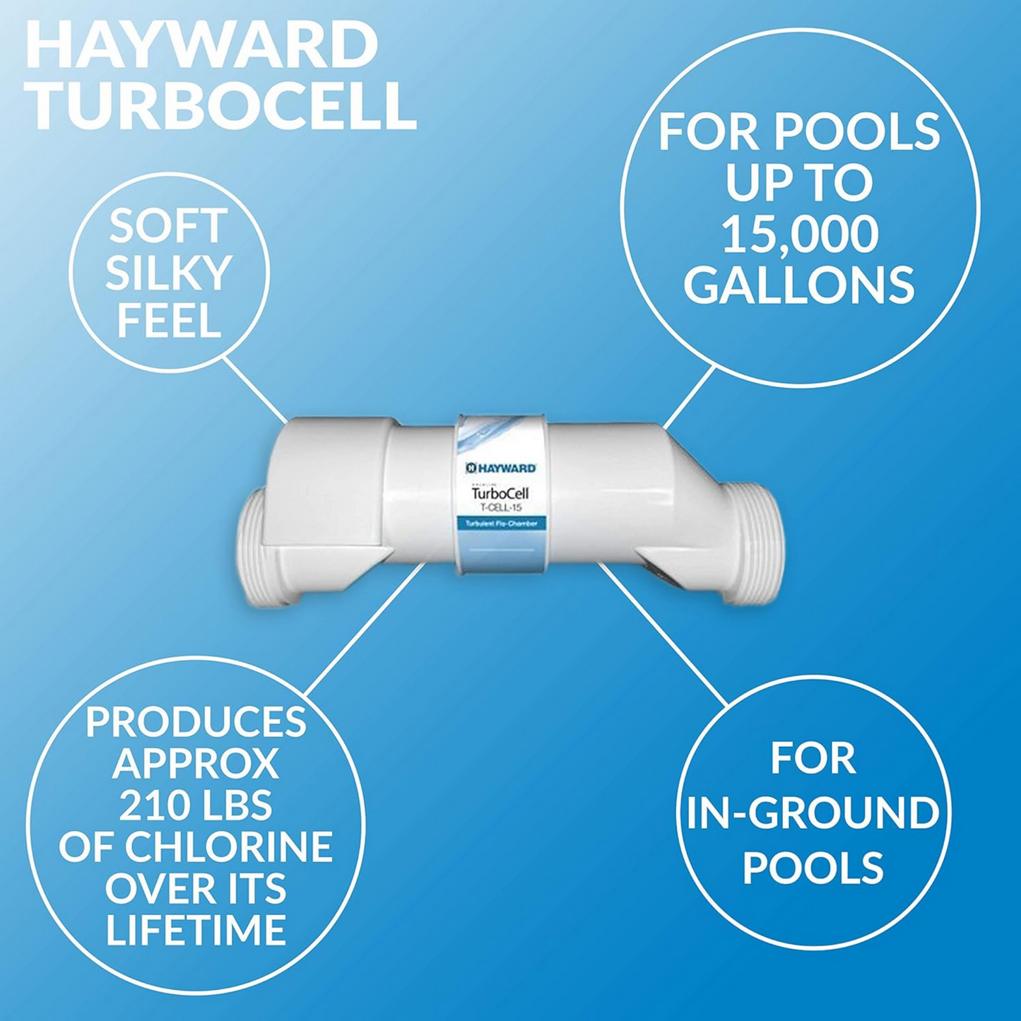 Hayward T-CELL-3 Gal Cell Salt System W3T-CELL-3