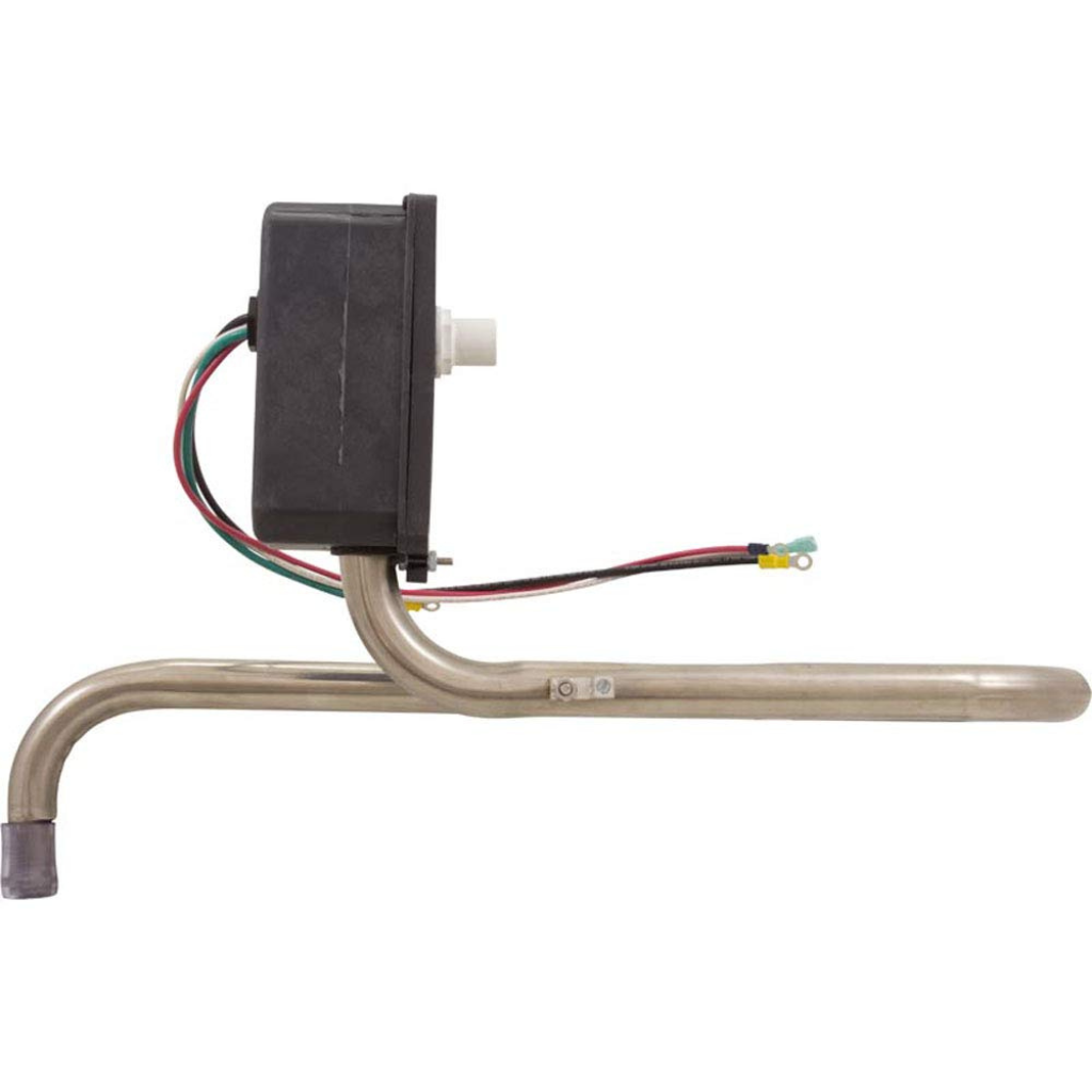 HydroQuip Tri-Bend Low Flow Heater Assembly 240V 4.4kW for spa heating efficiency.