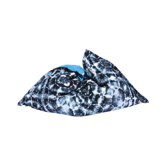 Ledge Lounger Laze Pillow Shibori Blue – Comfortable, weather-resistant pool and patio pillow with a chic Shibori design