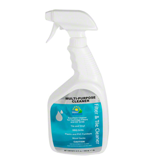 Lo-Chlor LO-FTC-1 Pool Filter and Tile Cleaning Solution - 1 Quart