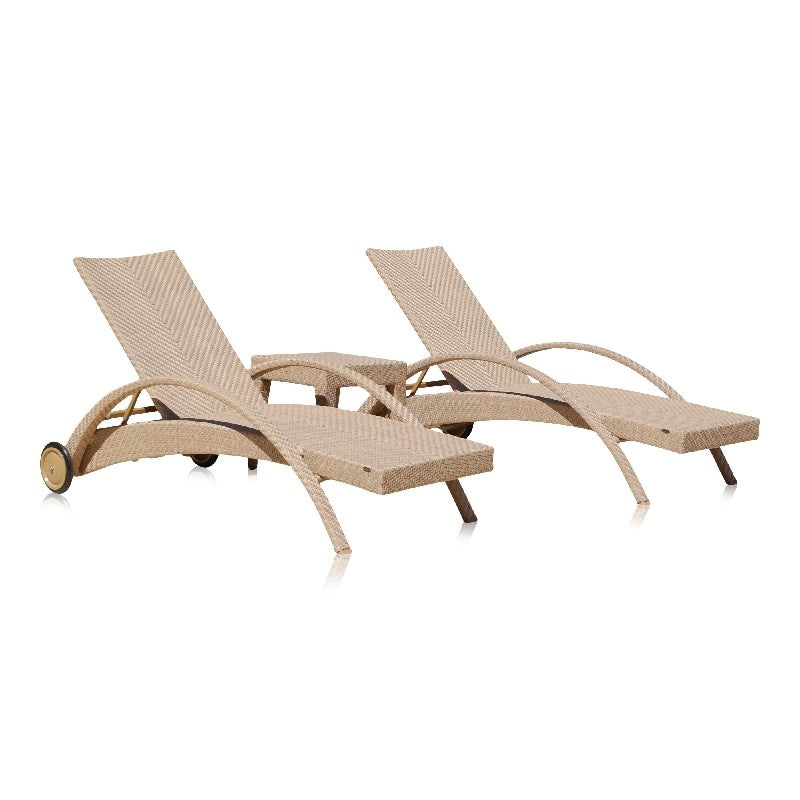 Panama Jack Austin Collection 3 Piece Chaise Lounge PJO-3801-NAT-3CL