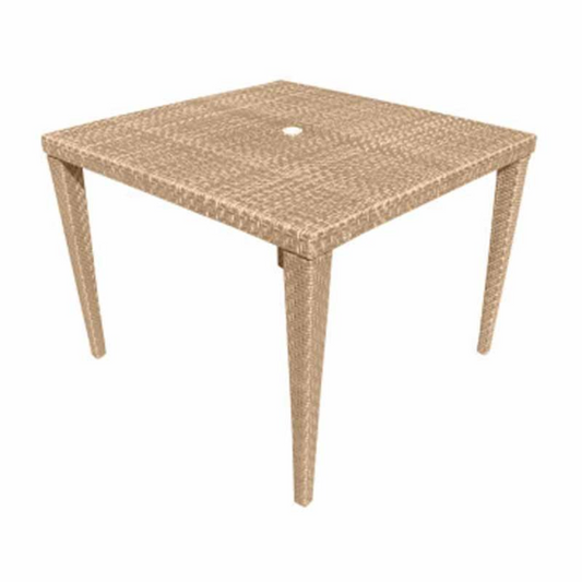 Panama Jack Austin Collection Square 40" Dining Table KD W/ Umbrella Hole 40 x 40 x 30