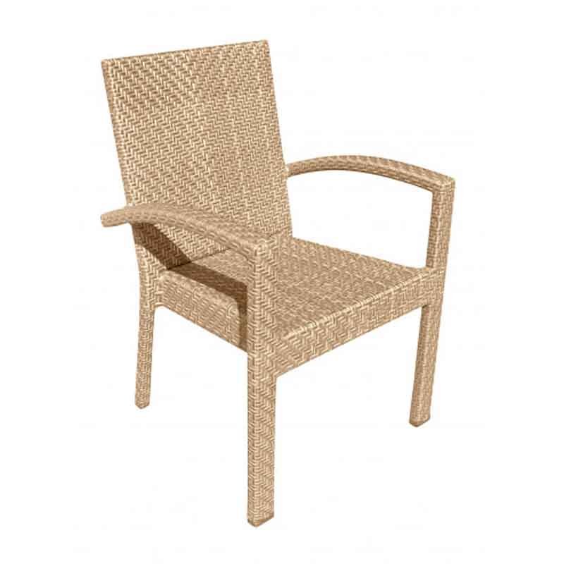 Panama Jack Austin Collection Stackable Armchair PJO-3801-NAT-AC