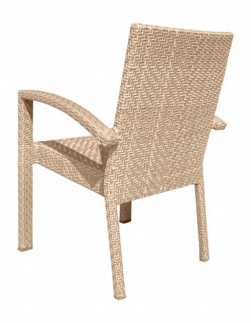 Panama Jack Austin Collection Stackable Armchair PJO-3801-NAT-AC