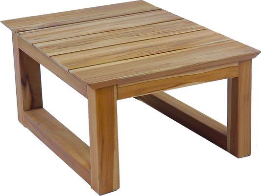 Panama Jack Bali Teak Collection End Table 24 x 24 x 18 | PJO-3601-NAT-ET