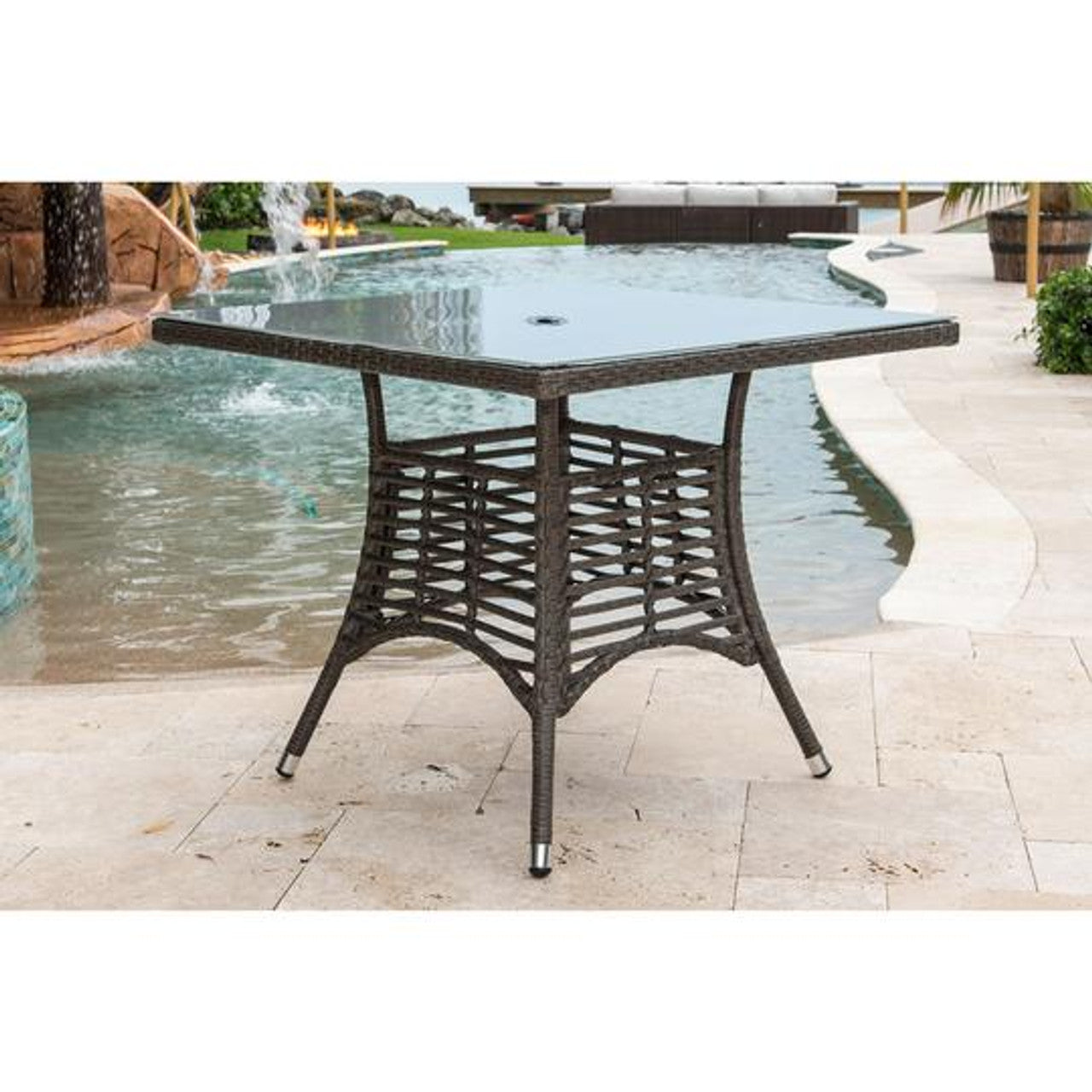 Patio Furniture Outdoor Furniture Panama Jack Graphite Collection 5 Piece Side Chair Dining Set | PJO-1601-GRY-5DS