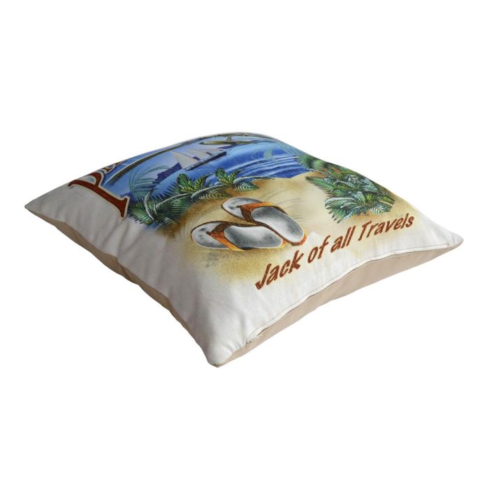 Outdoor Patio Beach Panama Jack Jack of All Travels Throw Pillow Set of 2 PJO-9001-JAT-TP