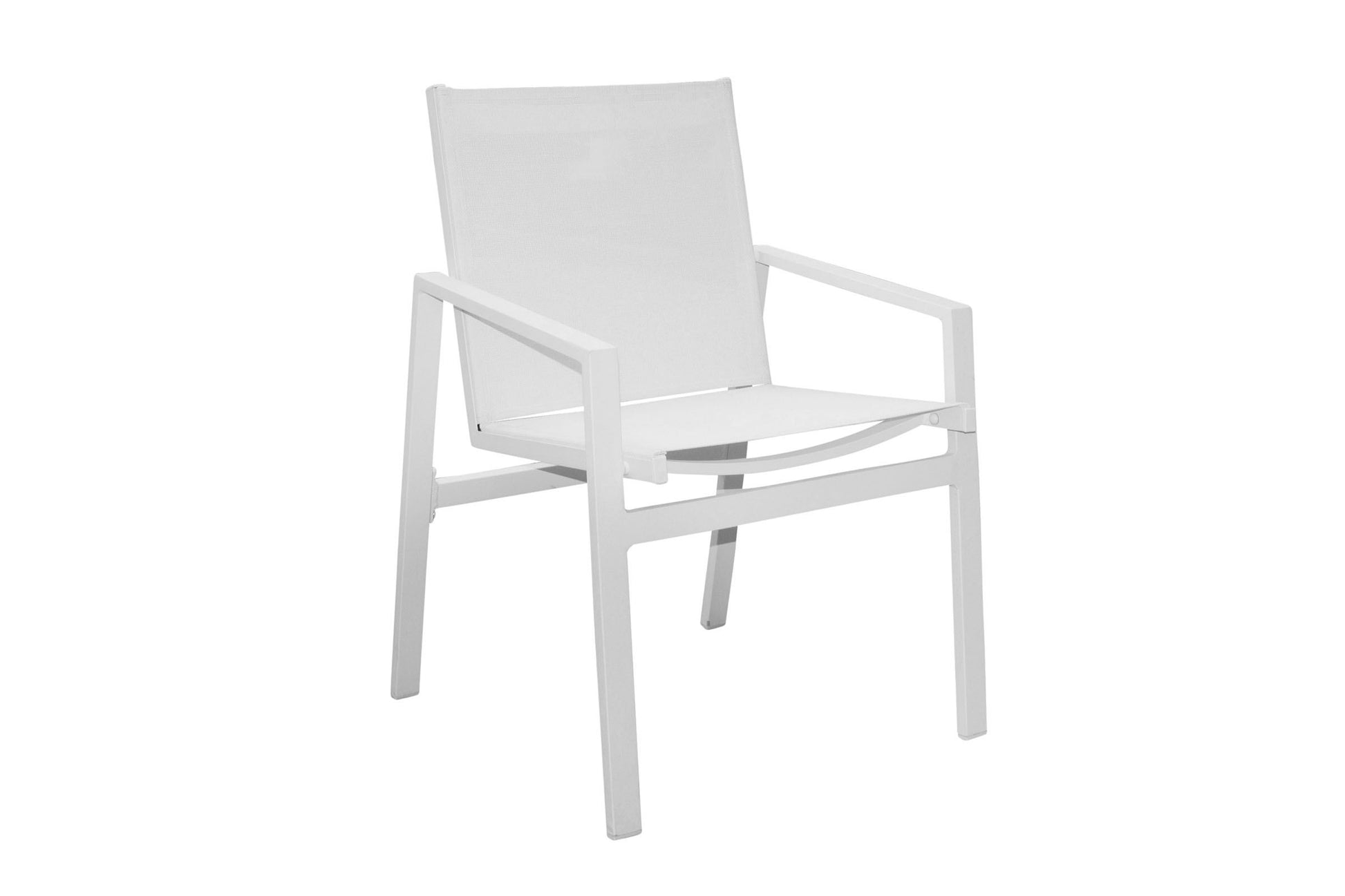 Outdoor Patio Furniture Set Panama Jack Mykonos Collection 5 Piece Side Chair Dining Set PJO-2401-WHT-5DA