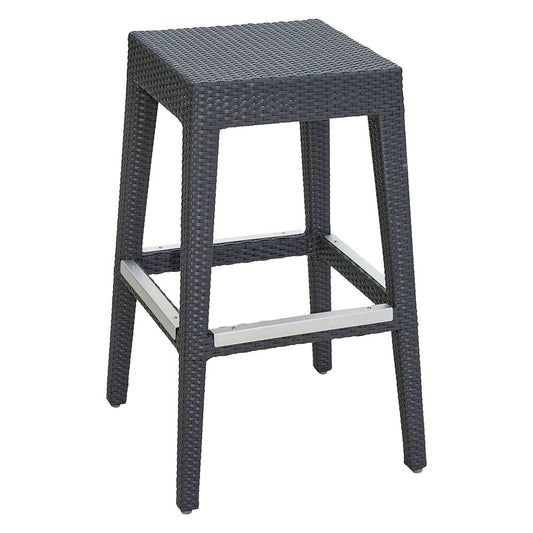 Panama Jack Onyx Collection Backless Barstool | PJO-1901-BLK-BS