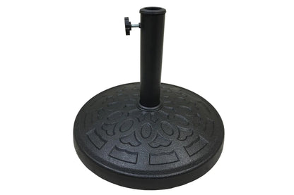 Backyard Outdoor Patio Panama Jack Round Resin Dining Table Umbrella Base PJO-6001-ESP-RB