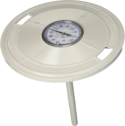 Pentair 9-316-Inch White Round Lid Pool Skimmer with Thermometer for Spa