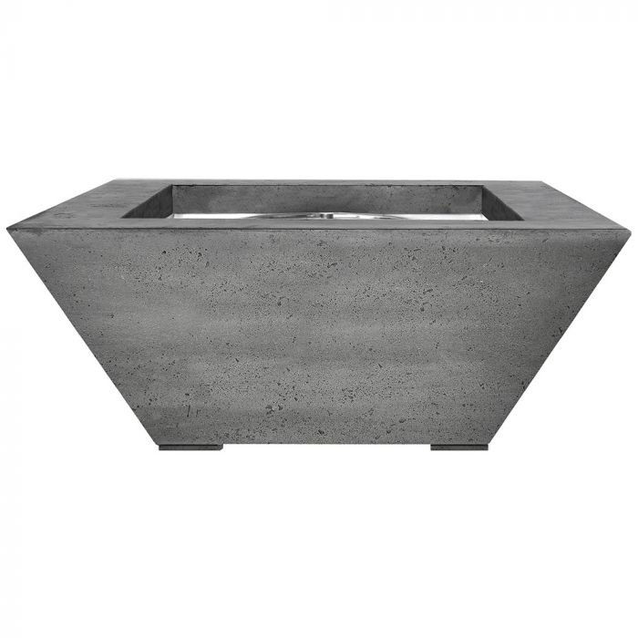 Backyard Fire Pt Prism Hardscapes Lombard 40-Inch Concrete Square Fit Pit Table