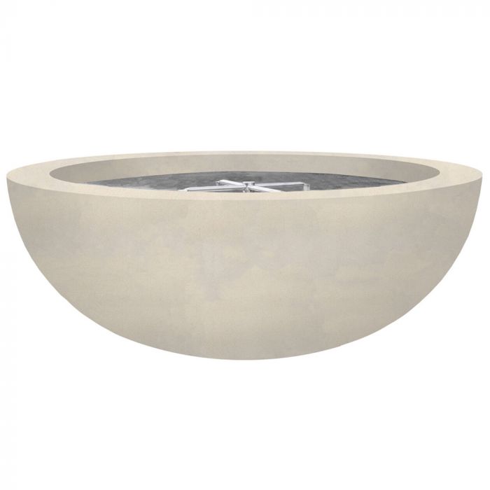 Prism Hardscapes Moderno 4 48-Inch Concrete Round Outdoor Fire Pit Bowl