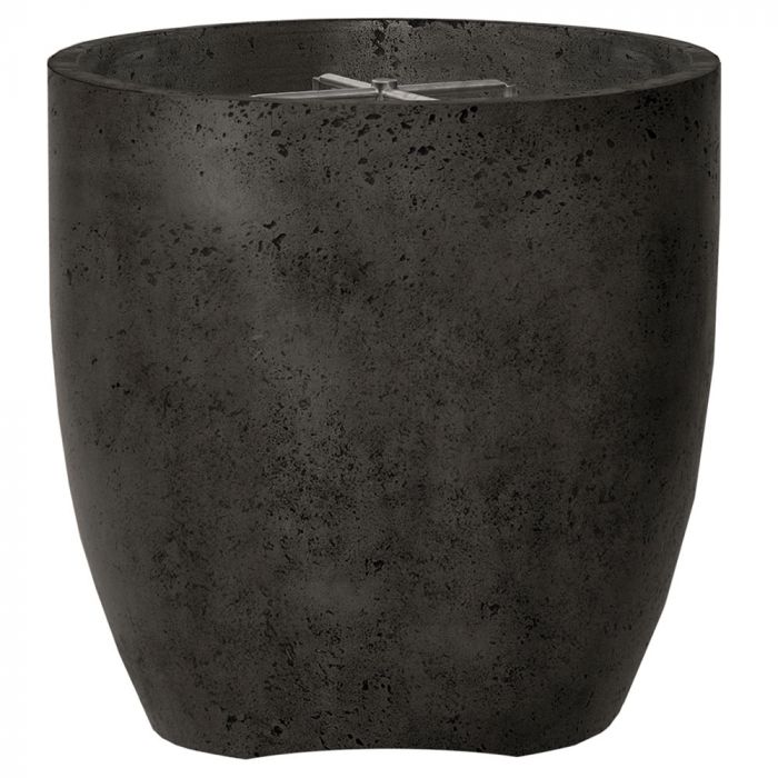 Prism Hardscapes Pentola 2 24-Inch Concrete Round Outdoor Fire Pit Pedestal