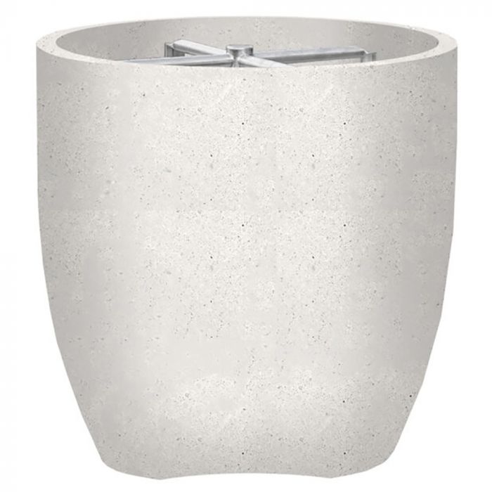 Prism Hardscapes Pentola 2 24-Inch Concrete Round Outdoor Fire Pit Pedestal