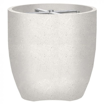 Prism Hardscapes Pentola 2 24-Inch Concrete Round Outdoor Fire Pit Pedestal