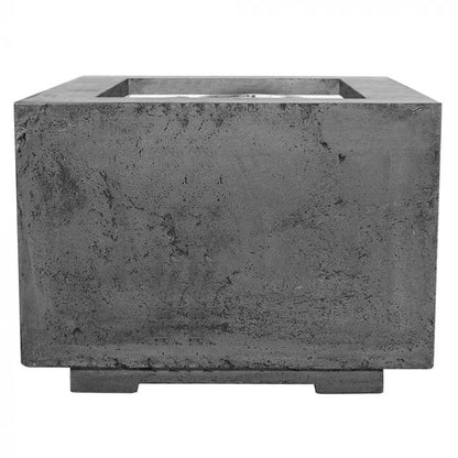 Prism Hardscapes Scatola 2 24-Inch Concrete Square Outdoor Fire Pit Bowl