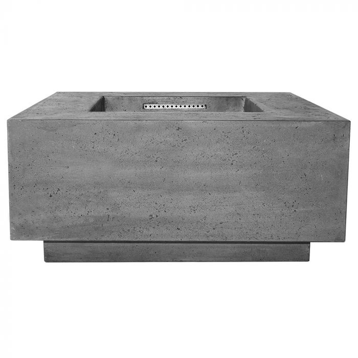 Prism Hardscapes Tavola 2 36-Inch Concrete Square Outdoor Fire Pit Table