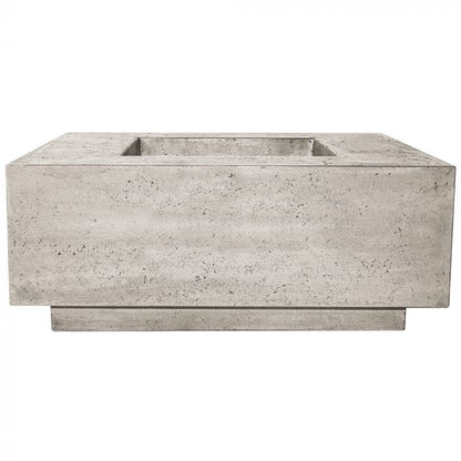 Prism Hardscapes Tavola 42-Inch Concrete Square Outdoor Fire Pit Table